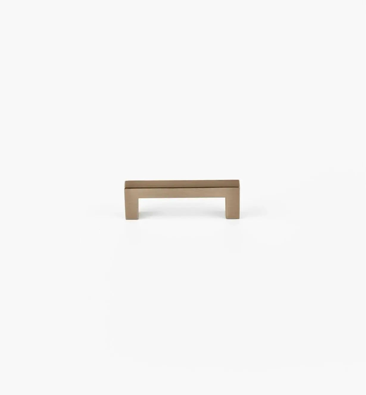 Squared Champagne Bronze Cabinet Handles: Elegant Hardware for Kitchen & Furniture | Handcrafted Décor Brass Cabinet Pull - Drawer Pulls - Modern Home by Bellver