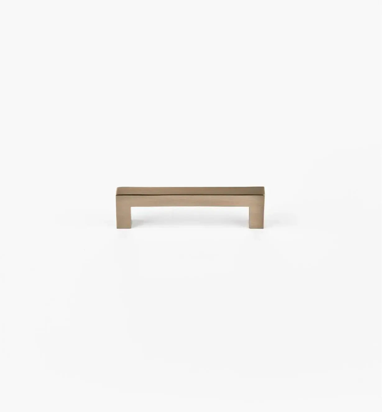 Squared Champagne Bronze Cabinet Handles: Elegant Hardware for Kitchen & Furniture | Handcrafted Décor Brass Cabinet Pull - Drawer Pulls - Modern Home by Bellver