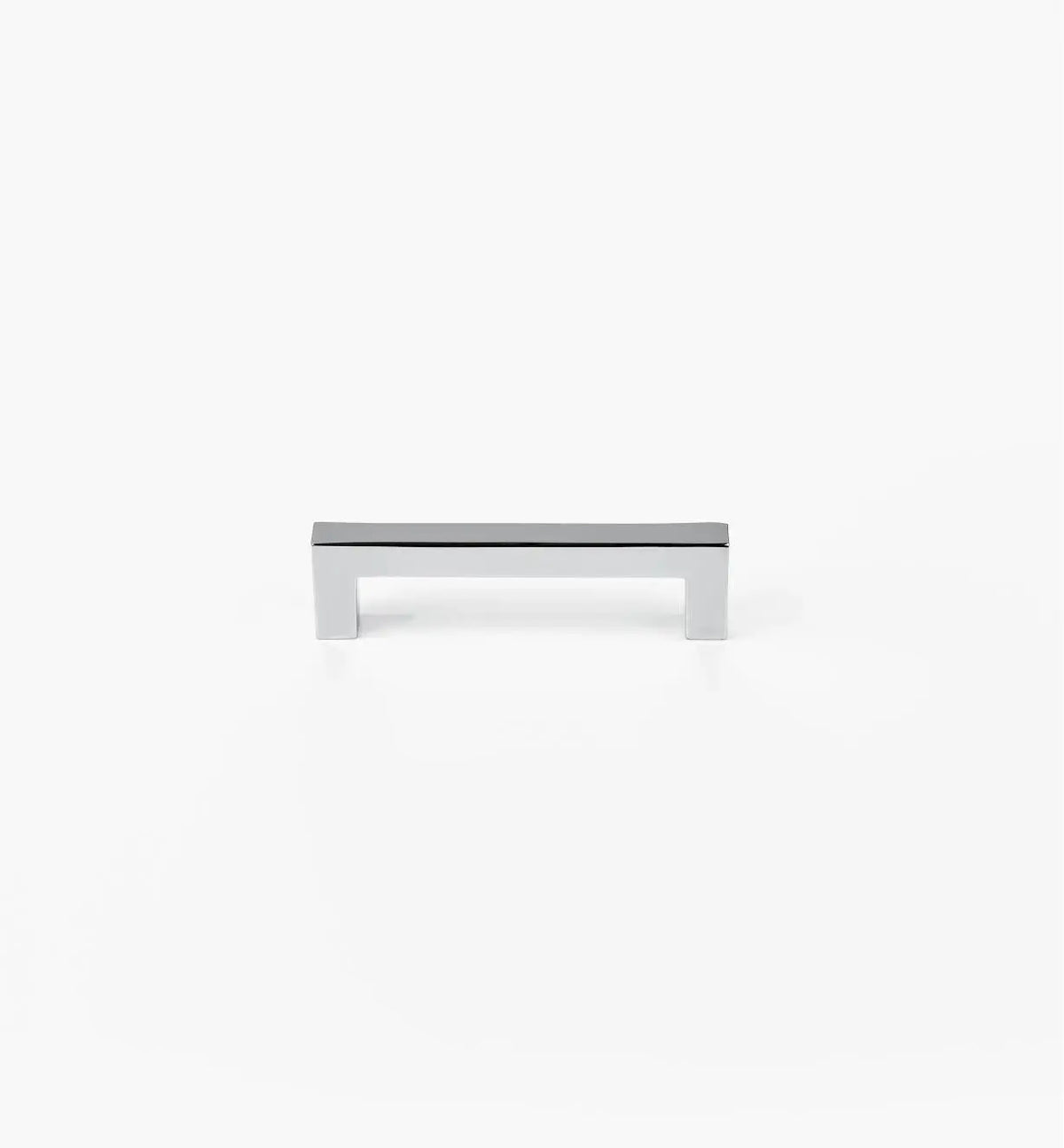 Squared Polished Chrome Cabinet Handles: Elegant Hardware for Kitchen & Furniture | Handcrafted Décor Brass Cabinet Pull - Drawer Pulls - Modern Home by Bellver