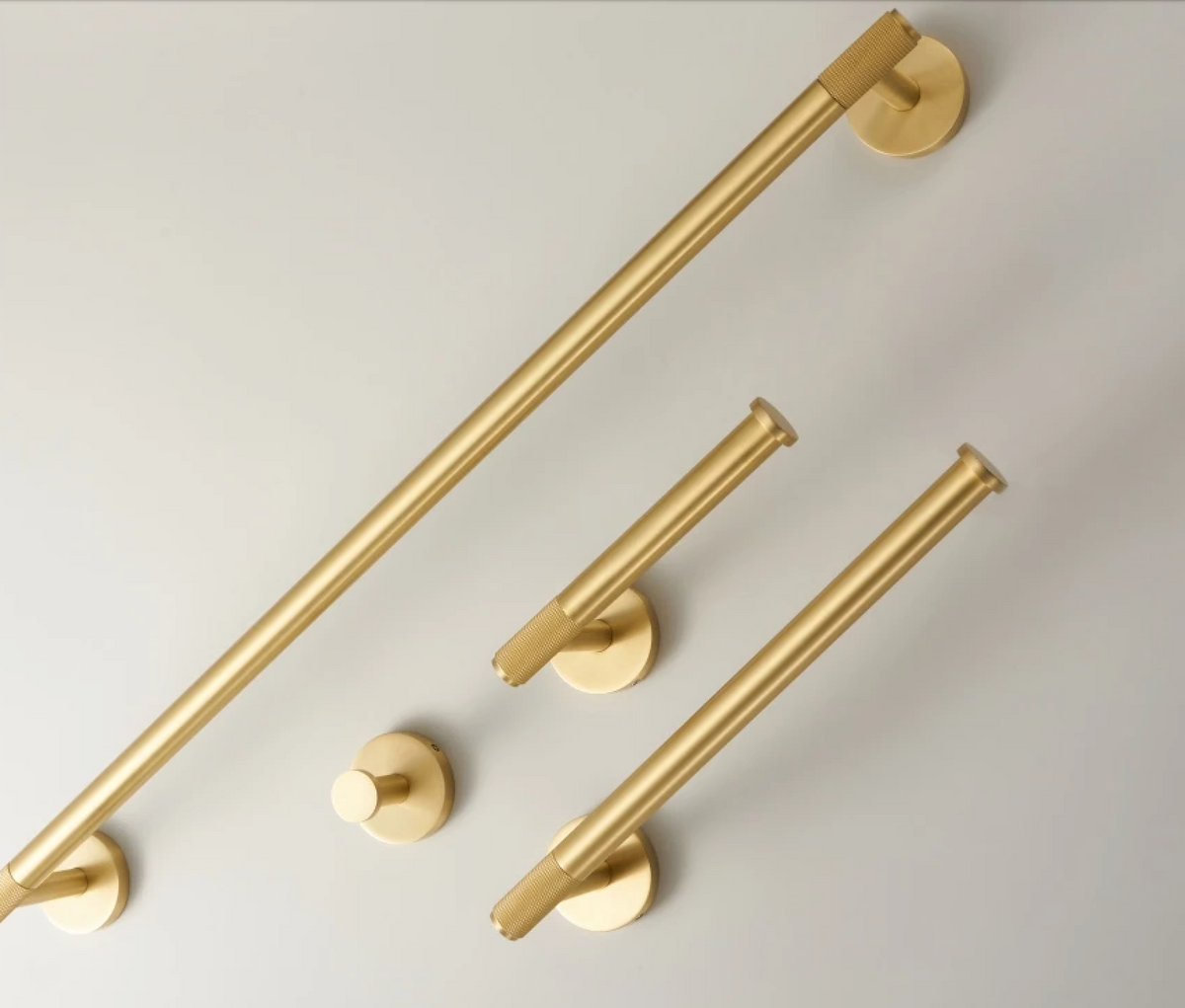 Minimalist&Brushed Brass popular Towel Bar