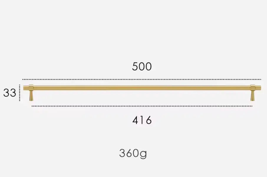 Brushed Brass Cabinet Pulls - Modern Solid Brass Handles – Sleek & Durable Drawer Handles Modern Home by Bellver