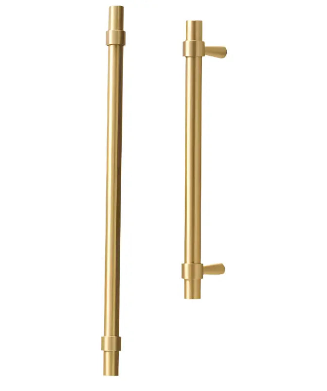 Brushed Brass Cabinet Pulls - Modern Solid Brass Handles – Sleek & Durable Drawer Handles Modern Home by Bellver