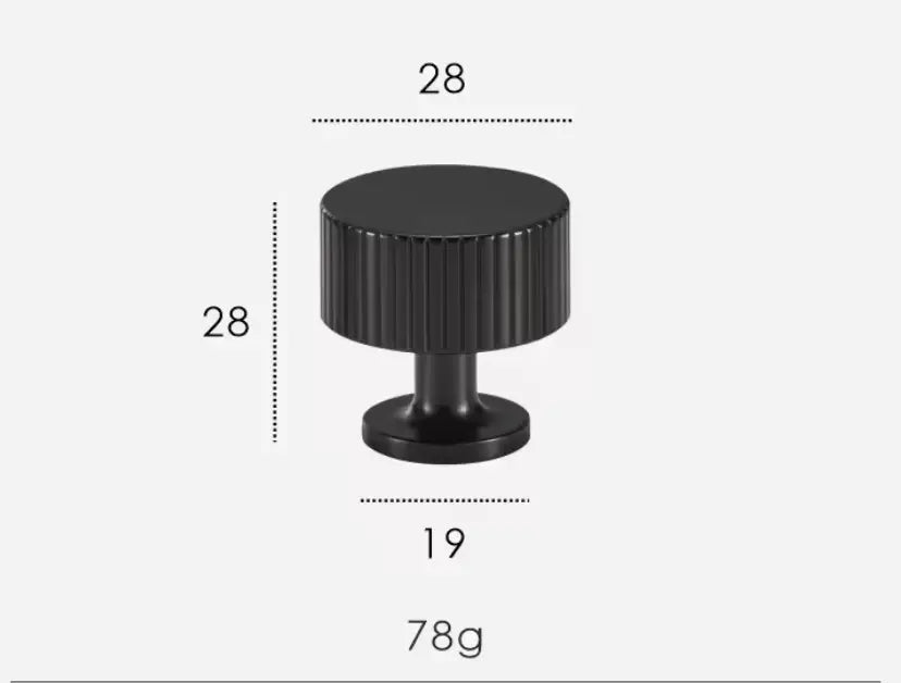 Matte Black Textured Solid Brass Cabinet Handles & Knobs – Modern Elegance with a Tactile Touch Modern Home by Bellver