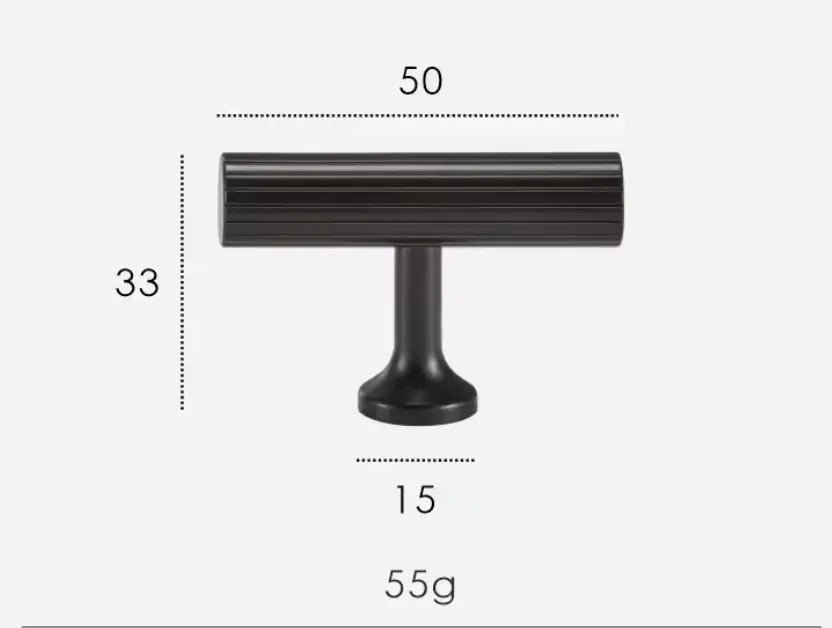 Matte Black Textured Solid Brass Cabinet Handles & Knobs – Modern Elegance with a Tactile Touch Modern Home by Bellver