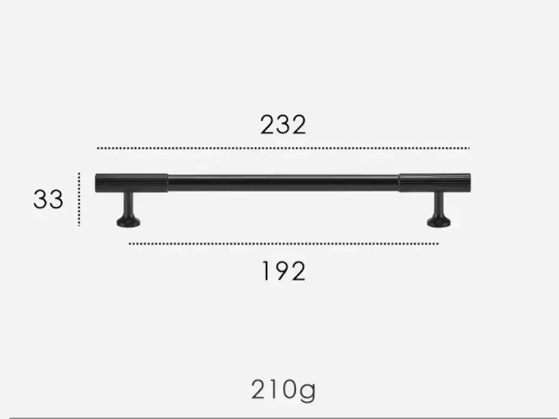 Matte Black Textured Solid Brass Cabinet Handles & Knobs – Modern Elegance with a Tactile Touch Modern Home by Bellver