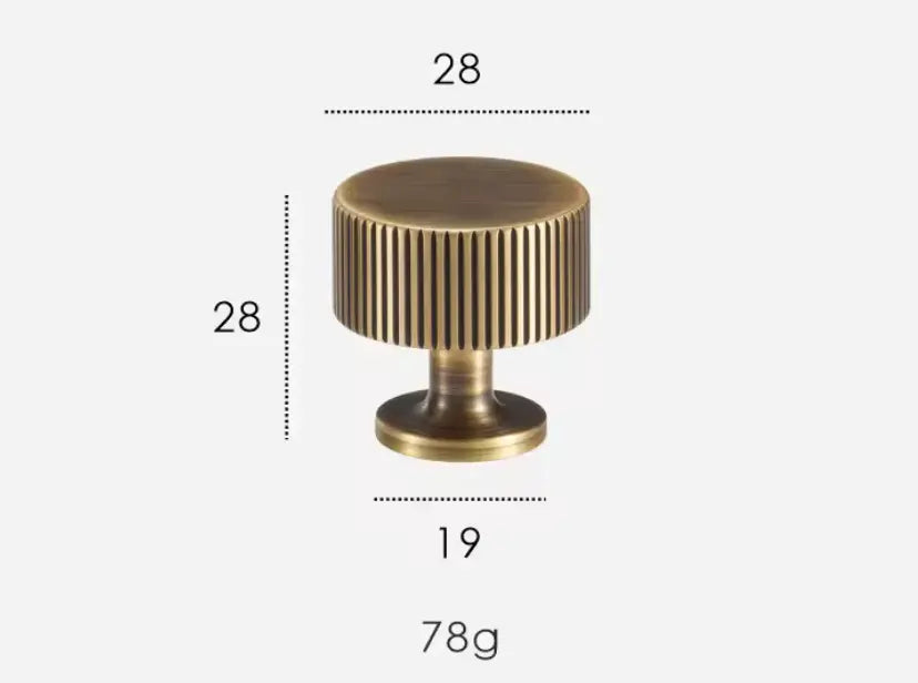 Antique Brass Textured Solid Brass Cabinet Handles & Knobs – Modern Elegance with a Tactile Touch Modern Home by Bellver