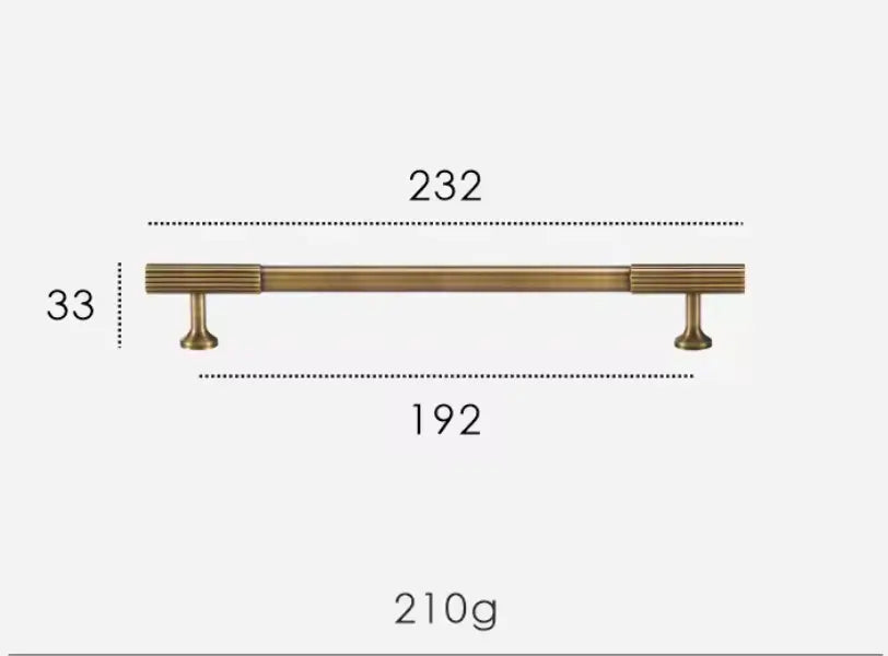 Antique Brass Textured Solid Brass Cabinet Handles & Knobs – Modern Elegance with a Tactile Touch Modern Home by Bellver