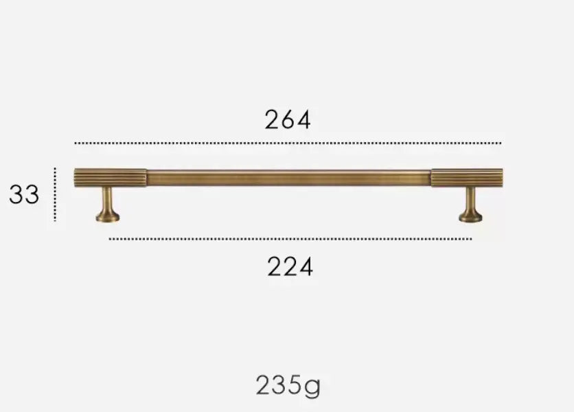 Antique Brass Textured Solid Brass Cabinet Handles & Knobs – Modern Elegance with a Tactile Touch Modern Home by Bellver