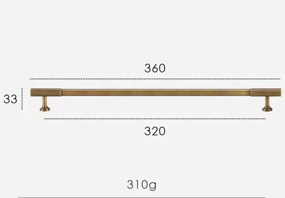 Antique Brass Textured Solid Brass Cabinet Handles & Knobs – Modern Elegance with a Tactile Touch Modern Home by Bellver