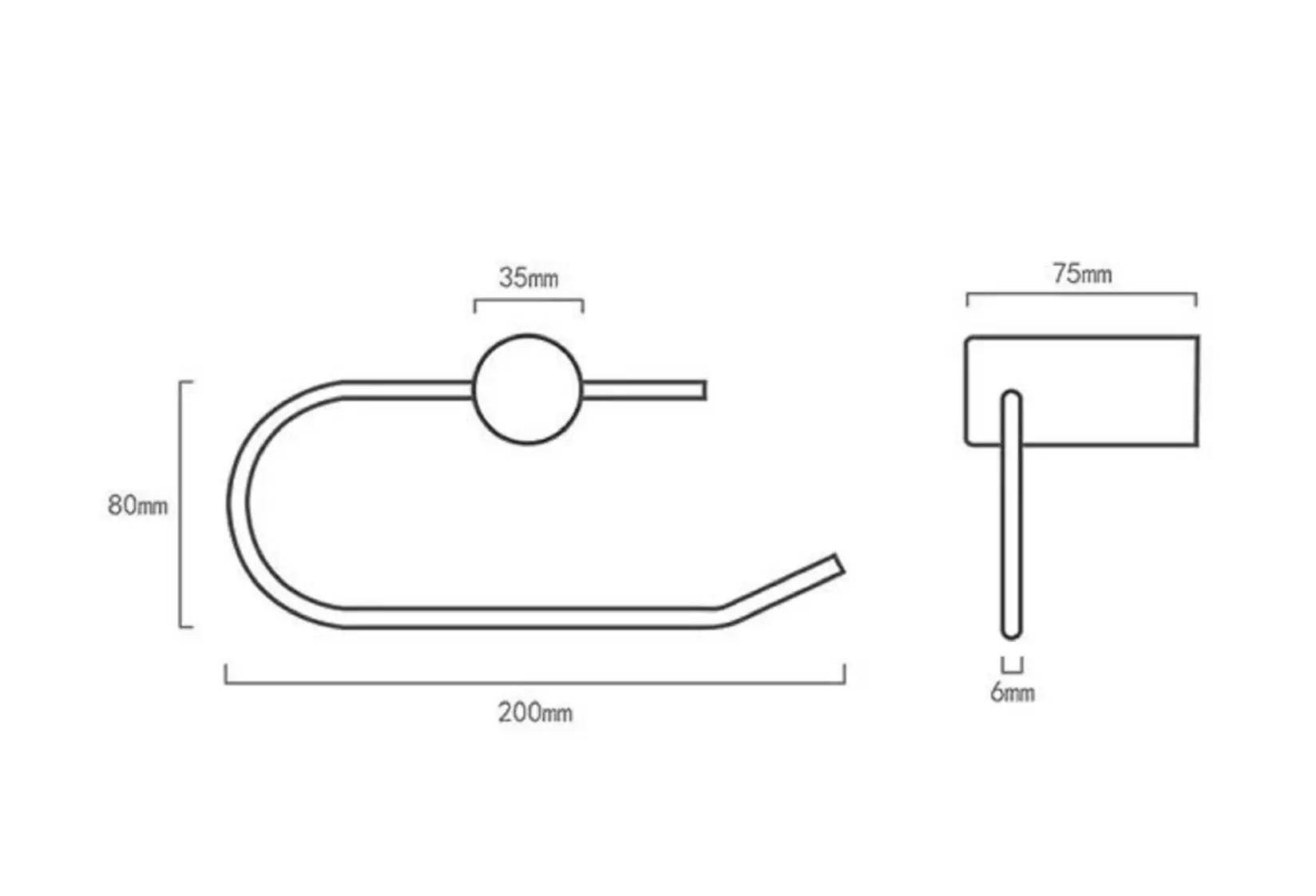 Modern Wood & Brass Toilet Paper Holder – Stylish & Functional Modern Home by Bellver