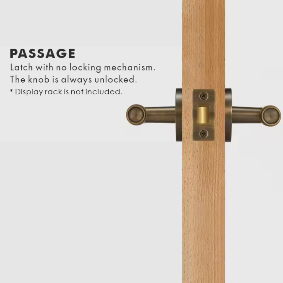 Modern Aged Brass Knurled Solid Brass Door Handle – Minimalist Entry & Interior Door Hardware Modern Home by Bellver