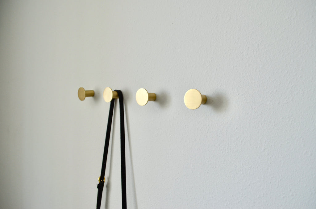 Upgrade Your Space with Modern Round Brass Metal Hooks: The Perfect Blend of Style and Functionality