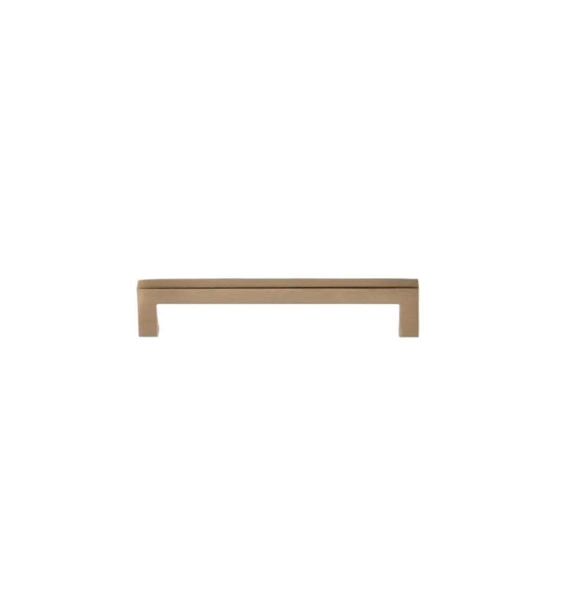 Squared Champagne Bronze Cabinet Handles: Elegant Hardware for Kitchen &amp; Furniture | Handcrafted Décor Brass Cabinet Pull - Drawer Pulls - Modern Home by Bellver