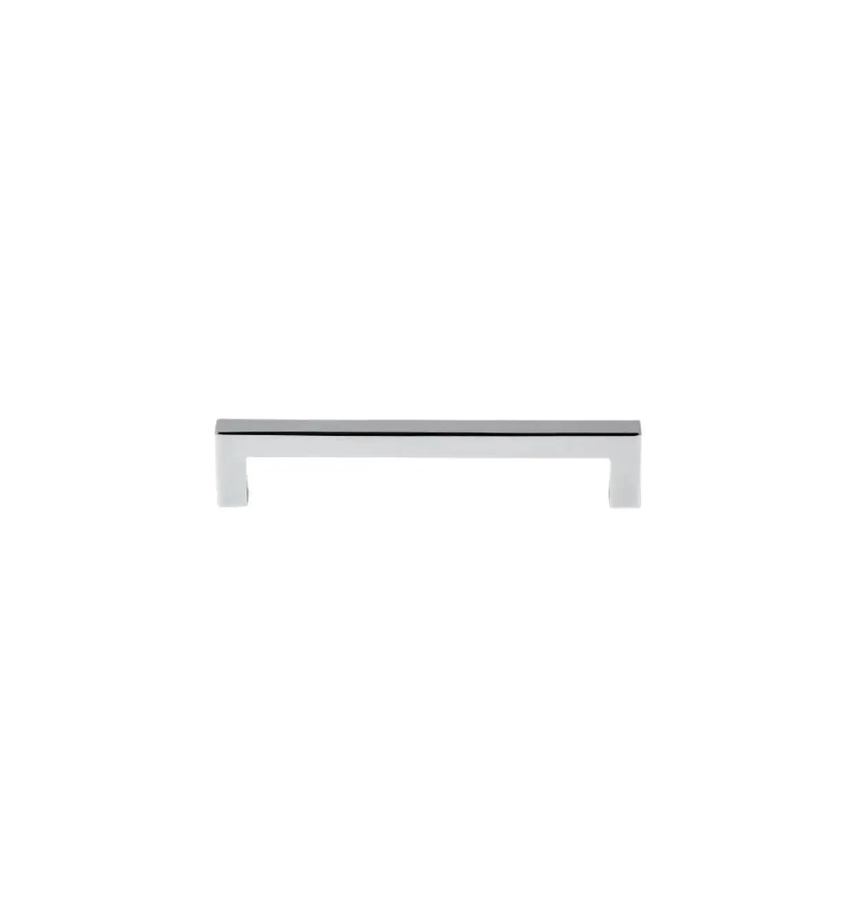 Squared Polished Chrome Cabinet Handles: Elegant Hardware for Kitchen &amp; Furniture | Handcrafted Décor Brass Cabinet Pull - Drawer Pulls - Modern Home by Bellver