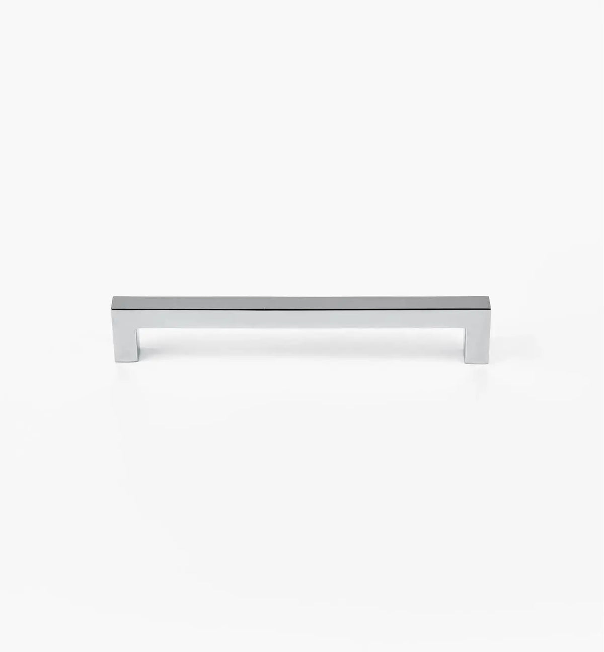 Squared Polished Chrome Cabinet Handles: Elegant Hardware for Kitchen &amp; Furniture | Handcrafted Décor Brass Cabinet Pull - Drawer Pulls - Modern Home by Bellver
