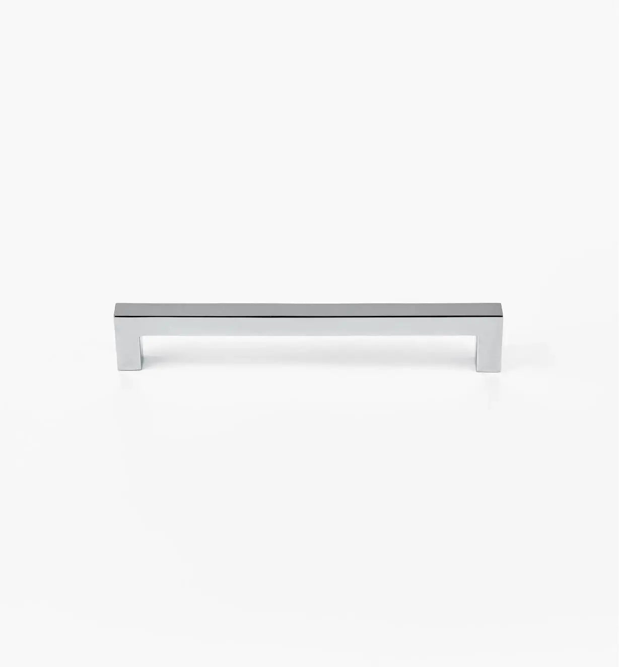 Squared Polished Chrome Cabinet Handles: Elegant Hardware for Kitchen &amp; Furniture | Handcrafted Décor Brass Cabinet Pull - Drawer Pulls - Modern Home by Bellver