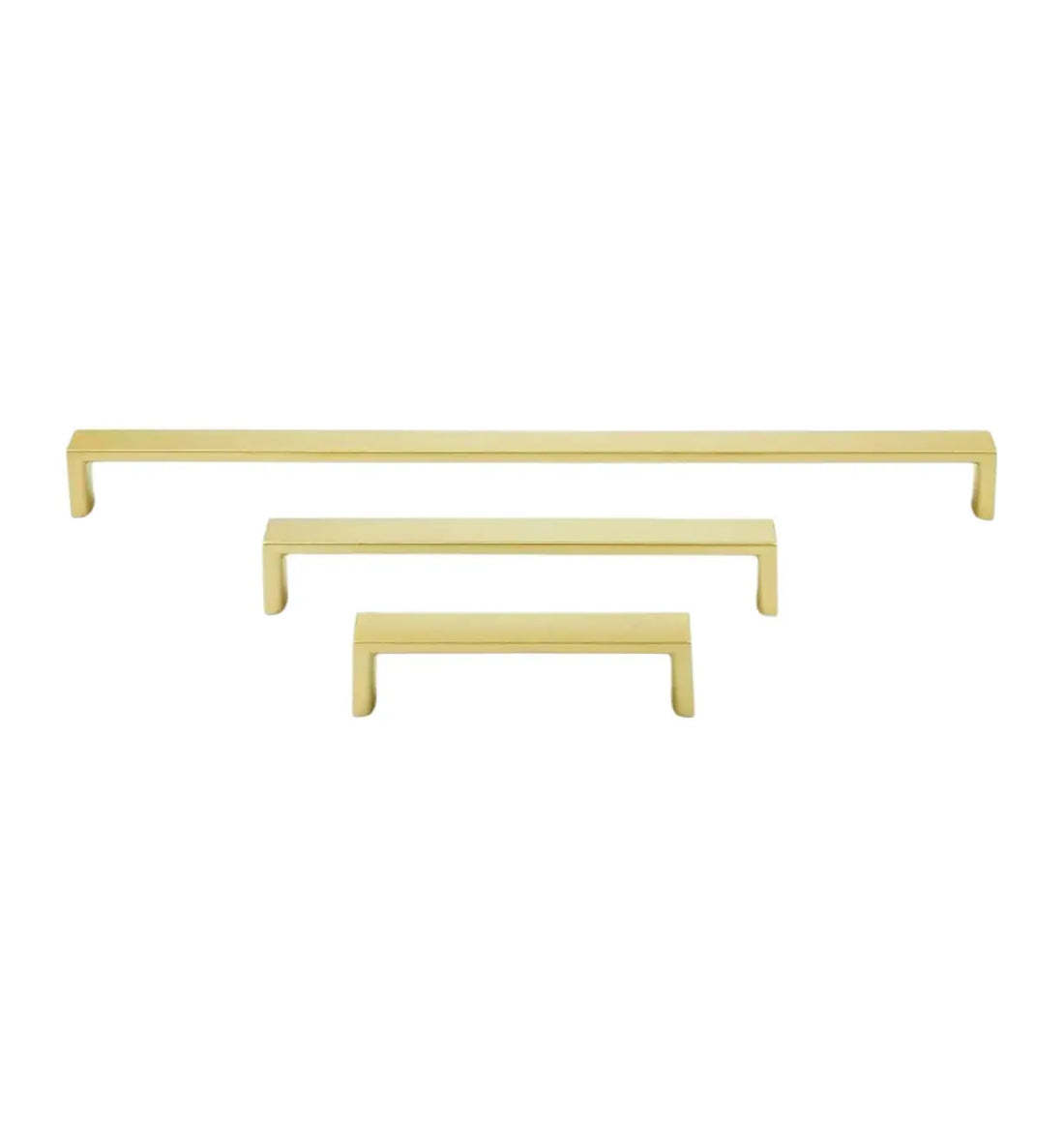 Vintage Satin Brass Cabinet Handles: Elegant Hardware for Kitchen &amp; Furniture | Handcrafted Décor Brass Cabinet Pull - Drawer Pulls - Modern Home by Bellver