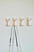 Modern Wooden Hook, Single Organizer, Hat Rack, Towel Hook - Natural Wood Modern Home by Bellver