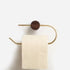 Modern Wood & Brass Toilet Paper Holder – Stylish & Functional Modern Home by Bellver