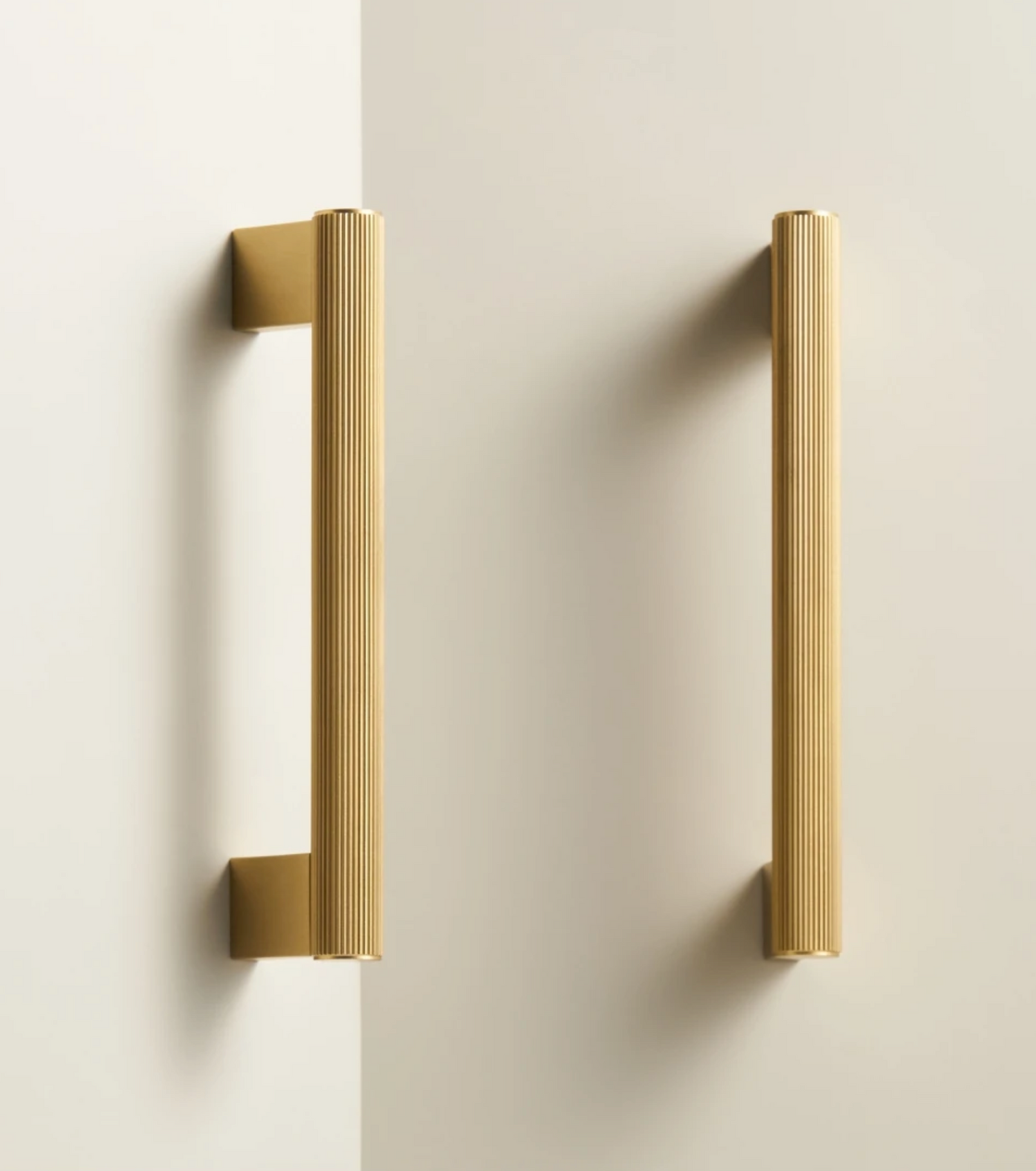 Brass Cabinet Pulls &amp; Knobs - Luxury Linear Solid Brass Hardware – Industrial Modern Hardware