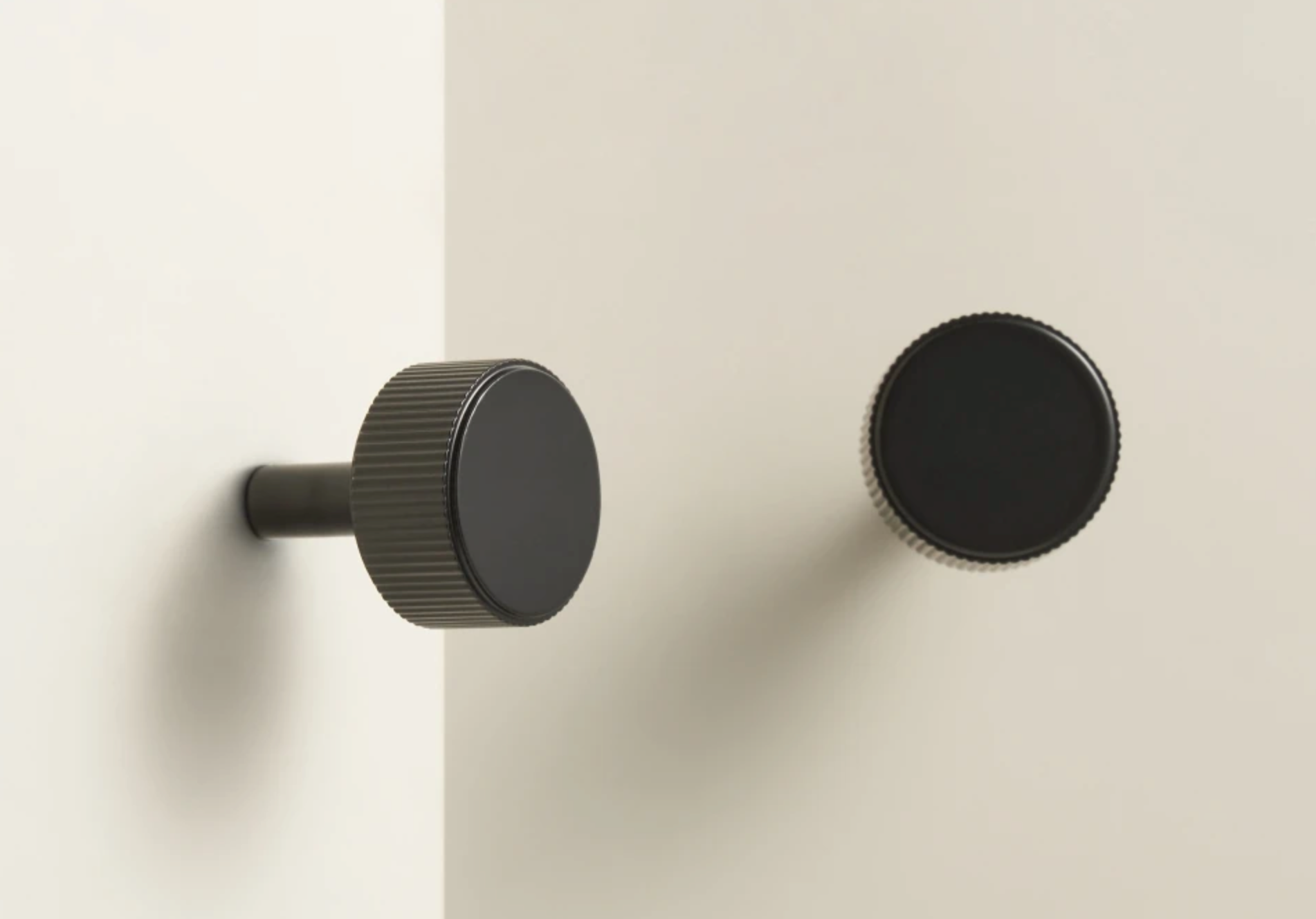 Matte Black Cabinet Pulls &amp; Knobs - Luxury Linear Solid Brass Hardware – Industrial Modern Hardware