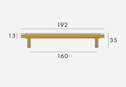 Brass Cabinet Pulls &amp; Knobs - Luxury Linear Solid Brass Hardware – Mid-Century Modern Hardware