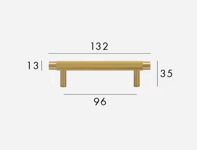 Brass Cabinet Pulls &amp; Knobs - Luxury Linear Solid Brass Hardware – Mid-Century Modern Hardware