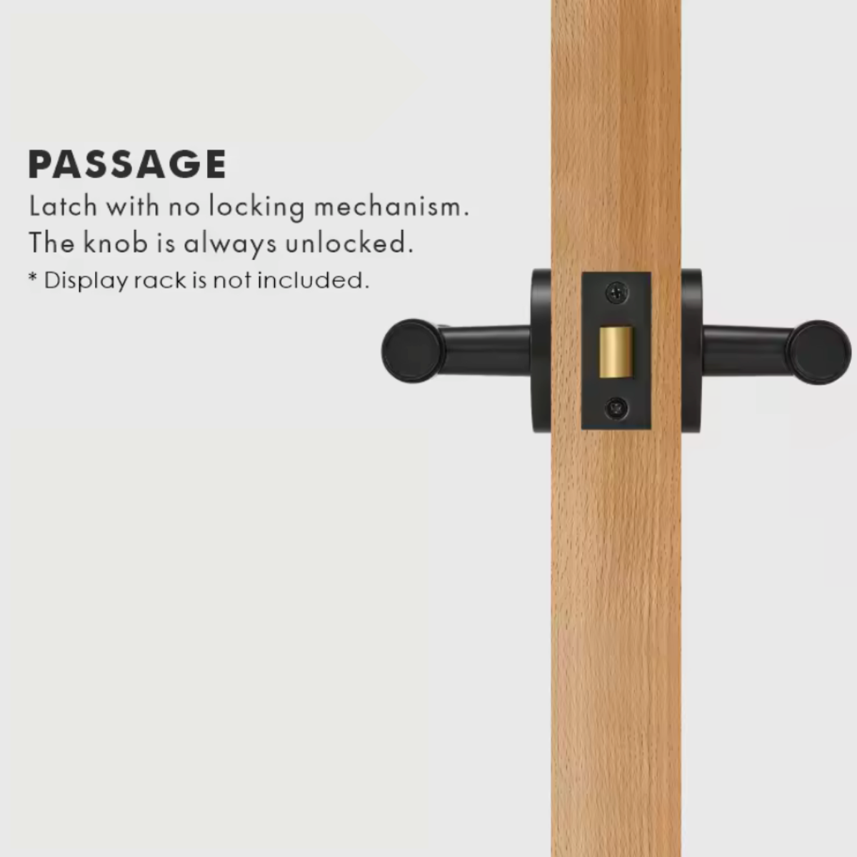 Modern Matte Black Knurled Solid Brass Door Handle – Minimalist Entry &amp; Interior Door Hardware Modern Home by Bellver