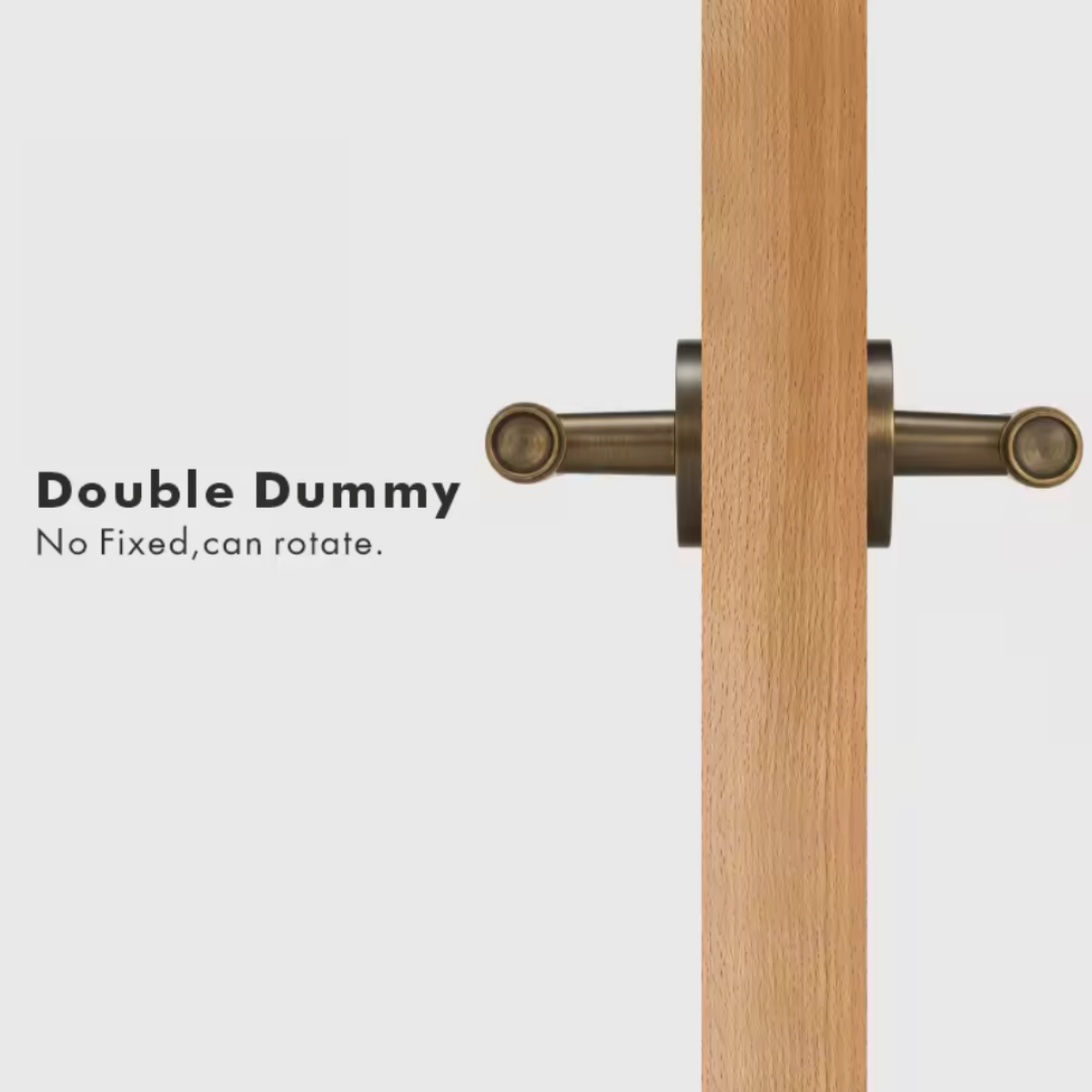 Modern Aged Brass Knurled Solid Brass Door Handle – Minimalist Entry &amp; Interior Door Hardware Modern Home by Bellver