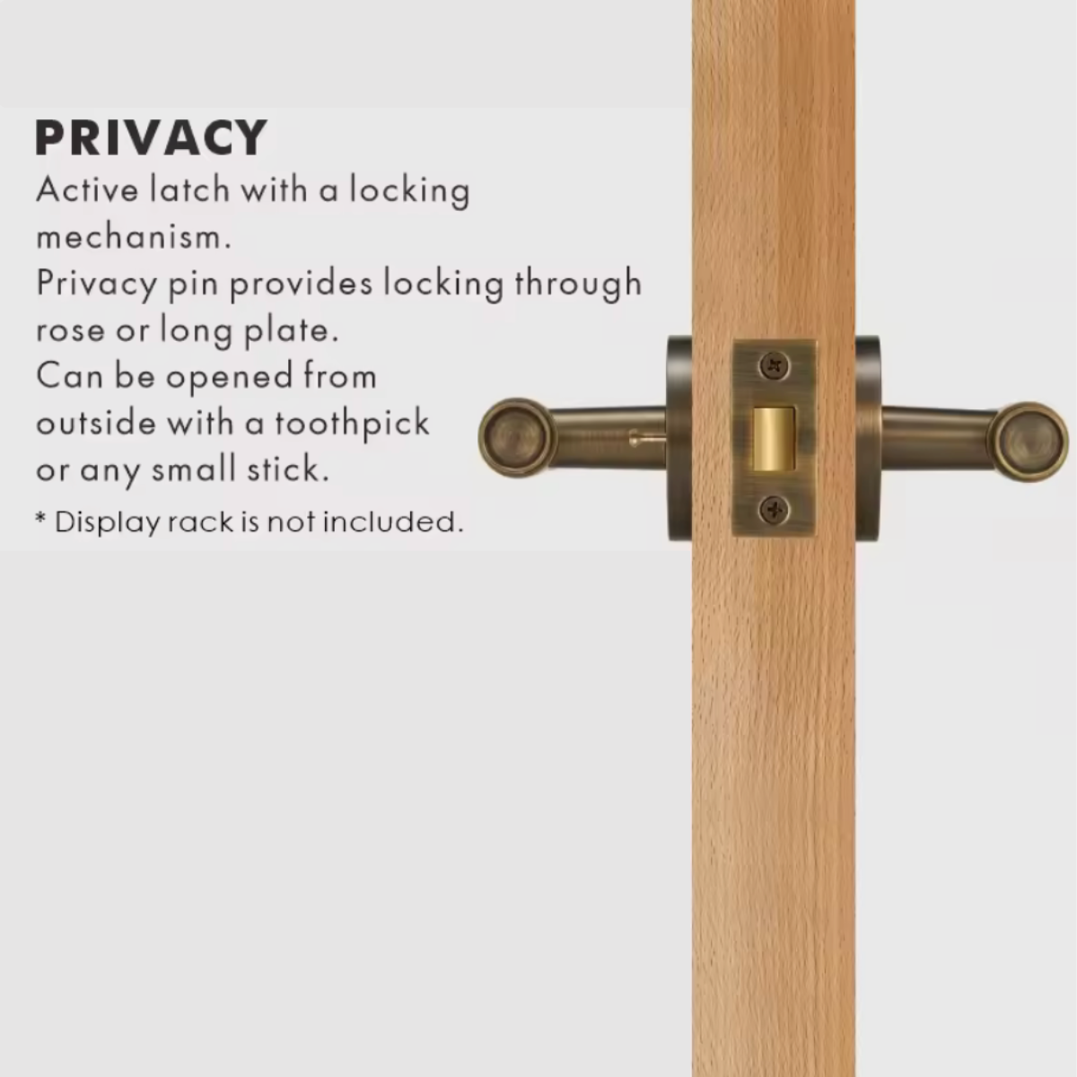 Modern Aged Brass Knurled Solid Brass Door Handle – Minimalist Entry &amp; Interior Door Hardware Modern Home by Bellver