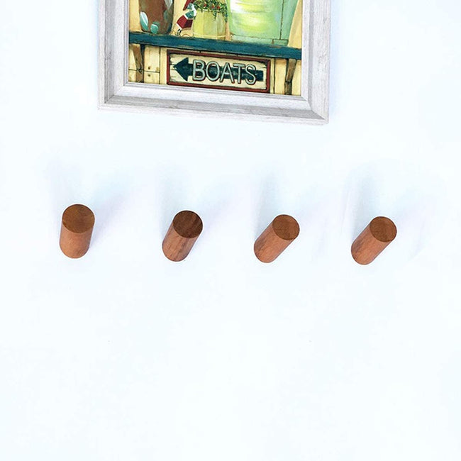 Modern Wooden Hook, Single Organizer, Hat Rack, Towel Hook - Walnut - – Modern  Home by Bellver