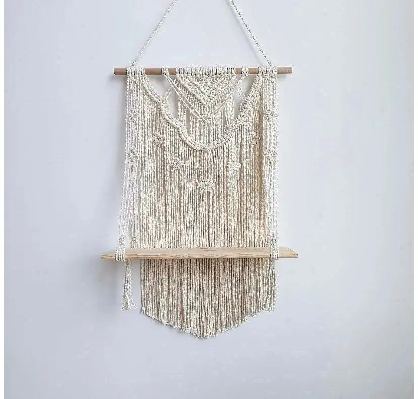 Macrame Wall Hanging Shelf