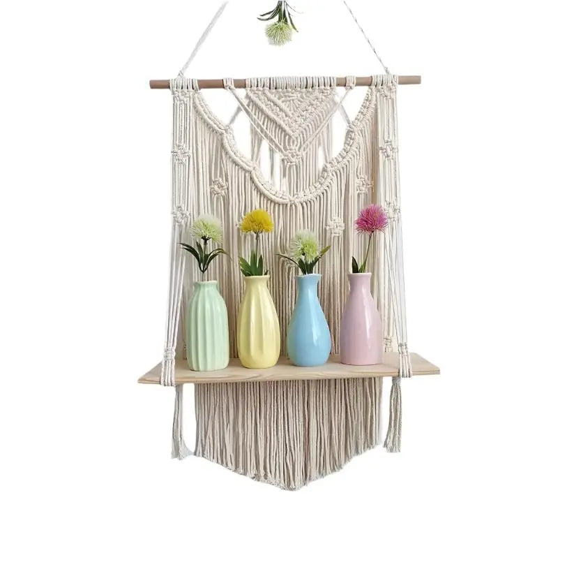 Macrame Wall Hanging Shelf