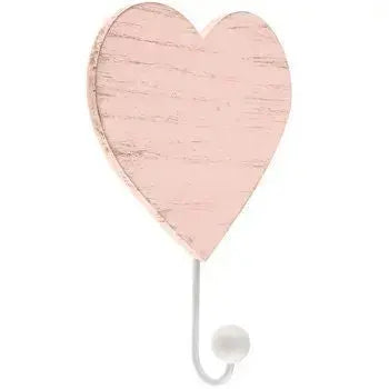 Heart-Shaped Wooden Hook