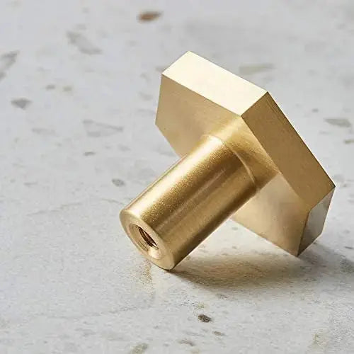 Modern Hexagon Brass Metal