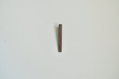 Modern Contracted Triangle Wooden Hooks, Single Organizer, Hat Rack, Towel Hook - Natural - Walnut