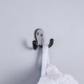 Modern Double Metal Hooks, Single Organizer, Hat Rack, Towel Hook - Polished Brass - Chrome - Oil Rubbed Bronze - Satin Nickel