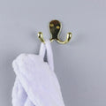 Modern Double Metal Hooks, Single Organizer, Hat Rack, Towel Hook - Polished Brass - Chrome - Oil Rubbed Bronze - Satin Nickel