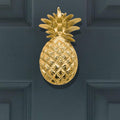 Brass Pineapple Door Rectangular Door Knocker - Polished Brass